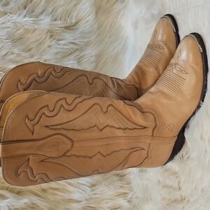 Vintage Cat’s Paw Cowboy Boots Mens Size 8
